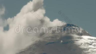 科托帕希火山爆发时间推移